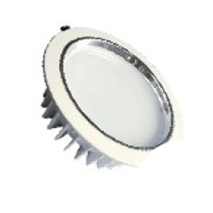 512 FARETTI A LED INCASSO ALLUMINIO MAUS COMPL. DI DRIVER NO DIMMERABILE ANGLE 160° MOD. 35W 2700K - 3000 LUMEN - ANELLO BIANCO - 512