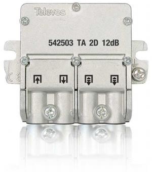 Mini-Derivatori TELEVES 2 uscite 2400 MHz easyF, 542503