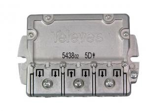 Divisori TELEVES 5...2400 MHz easyF 5 uscite, 543802