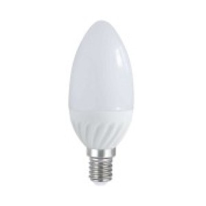 607 LAMPADE OPTONICA A LED MOD. CANDELA 6W E14 6700K - 500 LUMEN - *** aquistando un imballo di 50 pz. extra10%***