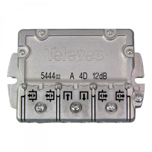 Derivatori TELEVES 4 usc., 12 dB, EasyF, 544402