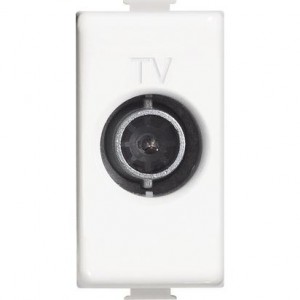 N4202P PRESA TV PASSANTE BTICINO LIVING LIGHT BIANCO, 